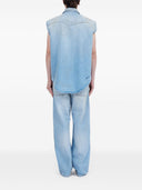 Mm6 Maison Margiela Denim Sleeveless Shirt