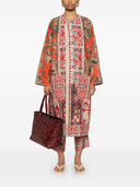 Pierre Louis Mascia Printed Silk Kimono