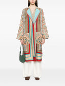 Pierre Louis Mascia Printed Silk Kimono