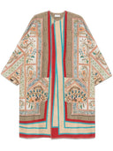 Pierre Louis Mascia Printed Silk Kimono