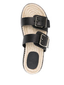 Sandales plates en cuir Castaner Ter