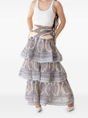Zimmermann Printed Long Skirt