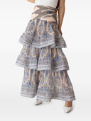 Zimmermann Printed Long Skirt