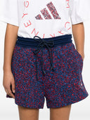 Adidas By Stella Mc Cartney Logo Cotton Shorts