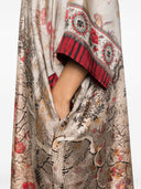 Pierre Louis Mascia Printed Silk Long Dress