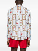 Chemise de soie imprimée Pierre Louis Mascia