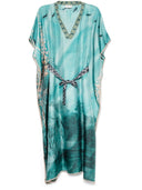 Pierre Louis Mascia Printed Silk Kaftan