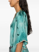 Pierre Louis Mascia Printed Silk Kaftan