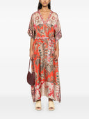 Kaftan di seta stampata di Pierre Louis Mascia