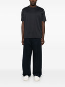 Emporio Armani Allover Logo Cotton T Shirt