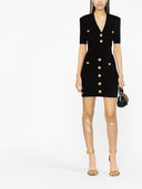 Balmain gebreide V -nekjurk