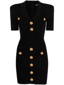 Balmain gebreide V -nekjurk