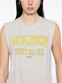 Logotipo de Golden Goose Cotton Tank Toque