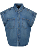 Iro Elycia Denim Cotton Overshirt