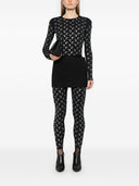 Marine Serre Moon Strass Crewneck Top