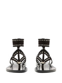Sandali in pelle in pelle scamosciata Edil Isabel Marant