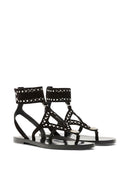 Sandali in pelle in pelle scamosciata Edil Isabel Marant