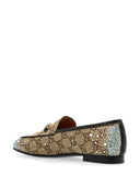 Gucci Jordaan Crystal Embellished Loafers