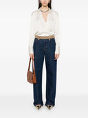 Gucci gg Detail Freund Denim Jeans