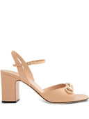 Gucci Lady Horsebit Leather Sandals