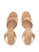 Gucci Lady Horsebit Leather Sandals