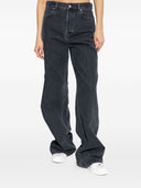 Gucci Wide Leg Denim Cotton Jeans