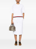 Gucci Web Detail Cotton T Shirt