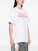 Gucci Logo Cotton T Shirt