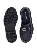 Ferragamo Gancini Leather Loafers