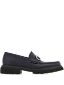 Ferragamo Gancini Leather Loafers