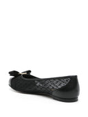 Ferragamo Varina Mesh Leather Ballet Flats