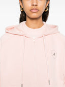 Adidas By Stella Mc Cartney Logo Cotton Blend Hoodie