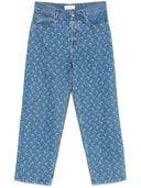 Marine Serre Moon Denim Baggy Jeans