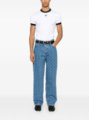 Marine Serre Moon Denim Baggy Jeans