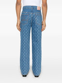 Marine Serre Moon Denim Baggy Jeans