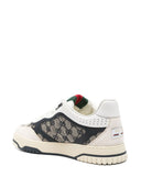 Gucci Re Web Leather Sneakers