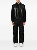 Gucci Leather Bomber Jacket