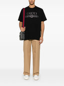 Gucci Web Detail katoenen broek