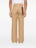 Gucci Web Detail katoenen broek