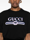 Gucci Logo Cotton T Shirt