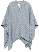 Fendi ff lana y seda mezcla poncho