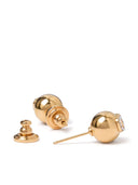 Valentino Garavani V Logo Earrings With Swarowski Crystals