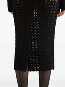 Dolce & Gabbana Wol Midi Skirt