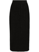 Dolce & Gabbana Wol Midi Skirt