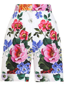 Dolce & Gabbana Printed Cotton Shorts