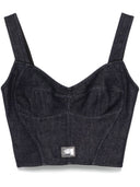 Dolce & Gabbana Denim Corset Top
