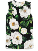 Dolce & Gabbana Printed Silk Top