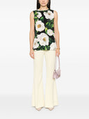 Dolce & Gabbana Printed Silk Top