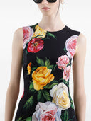 Vestido de seda estampado de Dolce & Gabbana