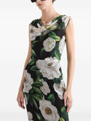 Dolce & Gabbana Printed Silk Dress